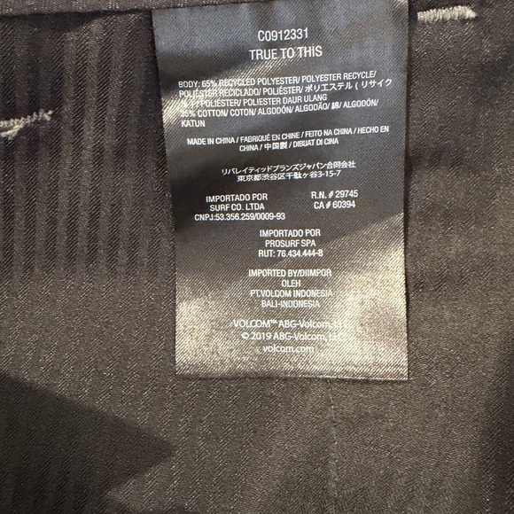 Volcom Frickin Modern Straight Chinos in Gray size 30 youth - Picture 5 of 5